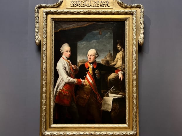 habsburg joseph and leopold painting battoni kunsthistorisches vienna
