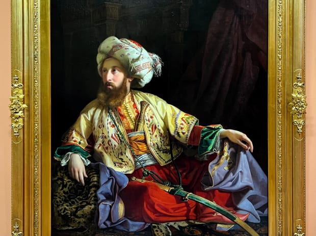 The Emir of Lebanon, by József Borsos (1843)