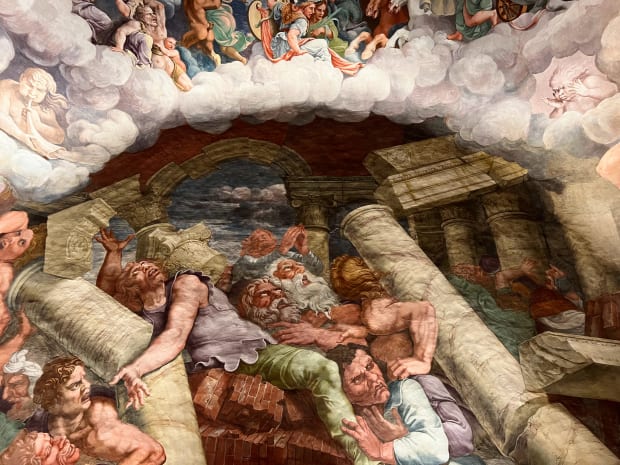 giulio romano hall of giants palazzo te fresco giants