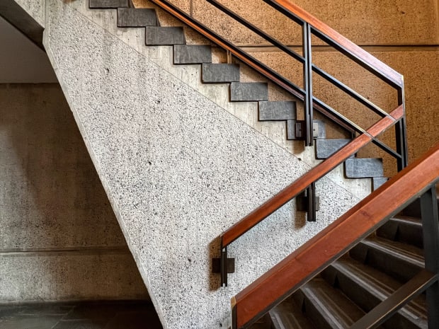 marcel breuer whitney museum railings and stairs