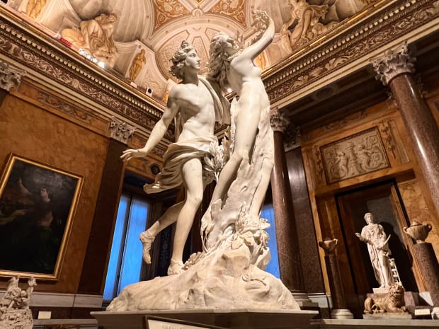 apollo and daphne borghese gallery rome