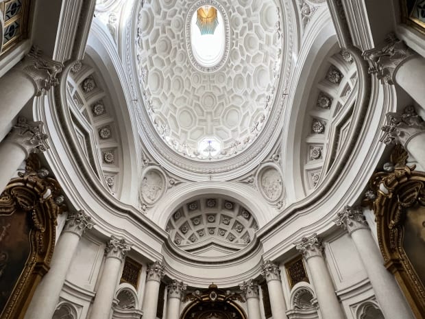 borromini chiesa San Carlino alle Quattro Fontane dome