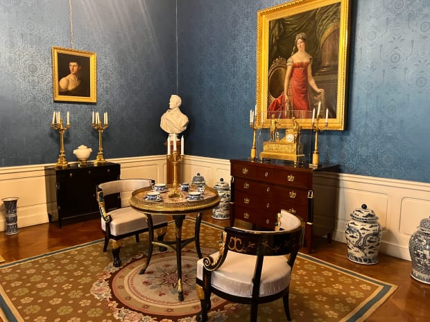 keszthely festetics palace interior neoclassical
