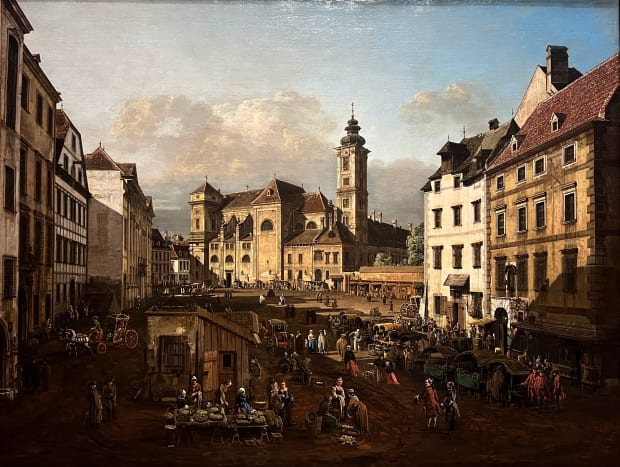 The Freyung in Vienna, by Bernardo Bellotto (1759-1761) kunsthistorisches museum