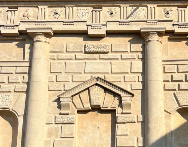 palazzo te mannerist architectural details
