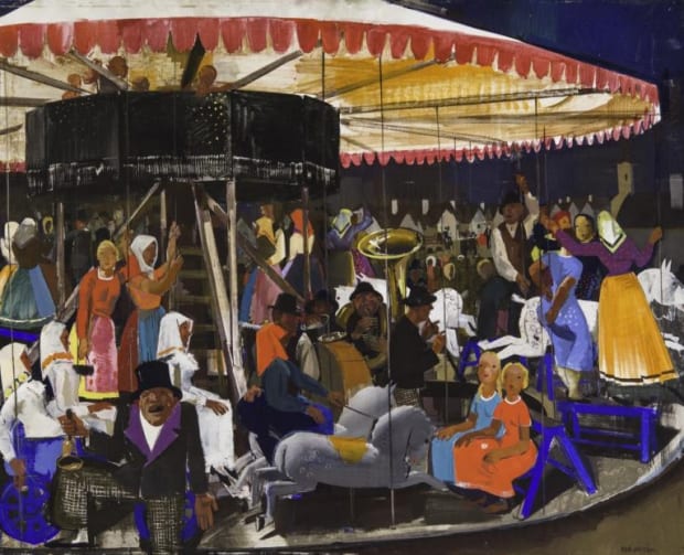 Carousel, by Vilmos Aba-Novák (1931) MNG
