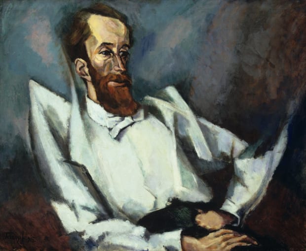 Portrait of Lajos Fülep, by Lajos Tihanyi (1915) MNG