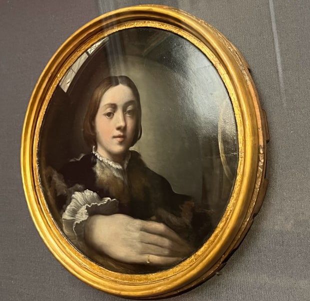 Self-Portrait in a Convex Mirror Parmigianino kunsthistorisches
