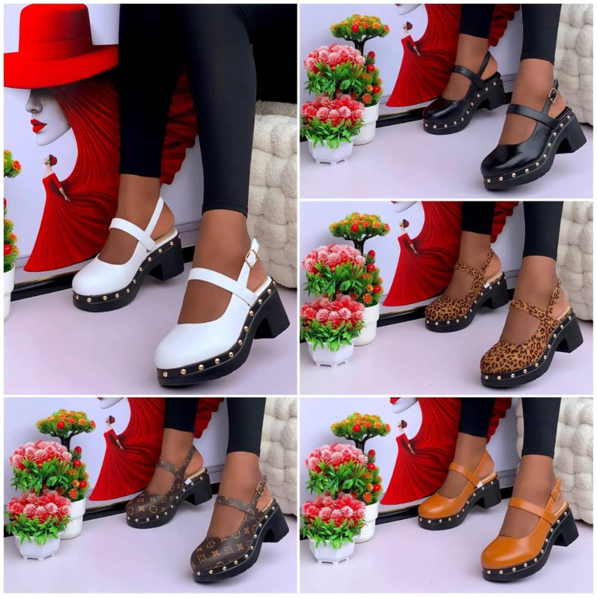 Luxury female footwears