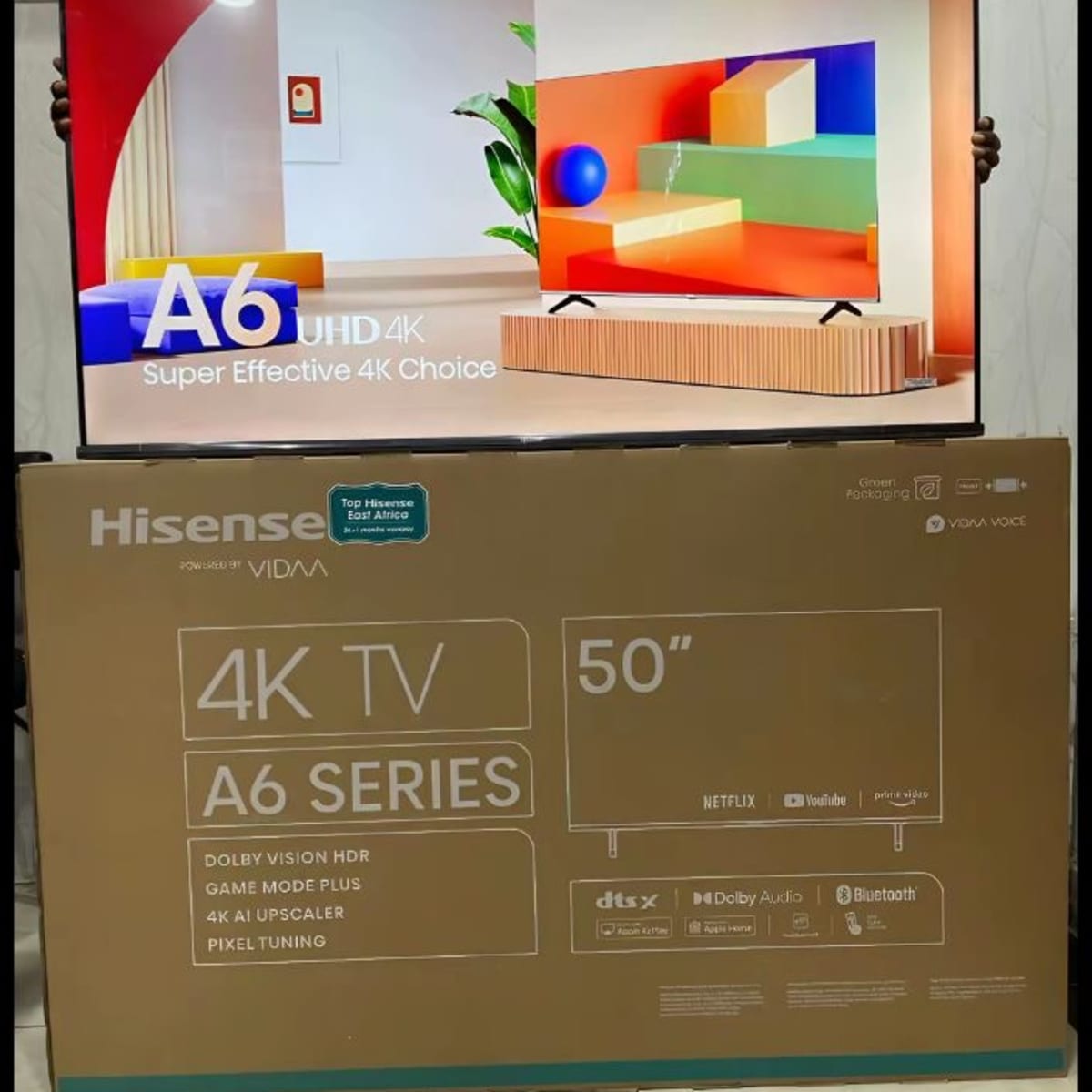 Brand new 50 inches Hisense smart tv