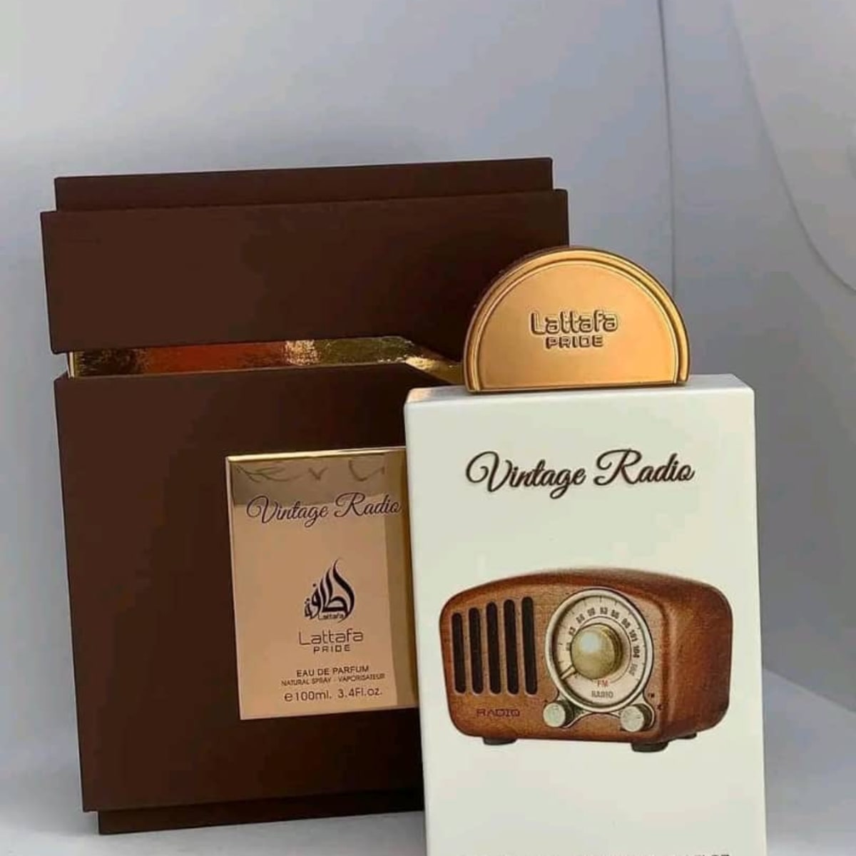 Vintage radio perfume 