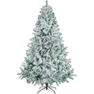JARDIMEX Arbol Navidad Artificial Verde Nevado 160cm 400 Puntas