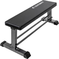 CENTURFIT PRO Banco Plano 500 kg Acero Anticorrosivo Espuma 6 cm Vinil Piel