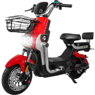 BIZMO Bicimoto Electrica 800W 60V 44 km/h Frenos Disco Full LED Rojo
