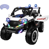 LITTLE MONKEY Montable Buggy Electrico 12V Ninos Control Remoto Blanco