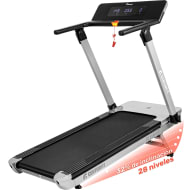 CENTURFIT Caminadora Electrica 3.3 HP 28 Niveles Pantalla Plegable 120 kg