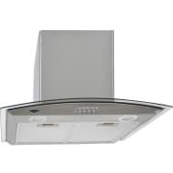 Fornello Campana Extractora Mural 60 cm Acero Inoxidable Cristal Templado