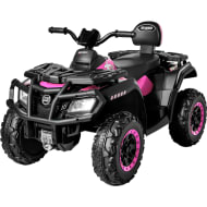 LITTLE MONKEY Cuatrimoto Electrica Infantil ATV 12V Bluetooth USB Rosa