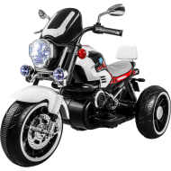 LITTLE MONKEY Moto Electrica Montable 12V Ninos Bluetooth 3 Ruedas Blanca