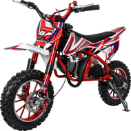 LITTLE MONKEY Moto Cross Pocket Gasolina Montable Ninos 45kmh Roja