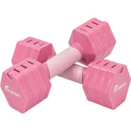 Par Mancuerna Ajustable 2-5 Lb Kit Pesas Peso Ajuste Rapido Rosa