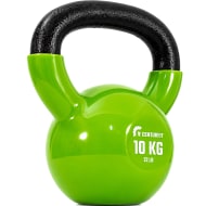 CENTURFIT Pesa Rusa Kettlebell 10 kg Hierro Fundido Recubrimiento PVC Azul