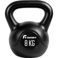 Pesa Rusa Kettlebell 8 Kg 17.6 Lb Antideslizante Resistente Negro
