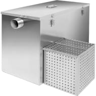 GUTSTARK Trampa Grasa Acero Inoxidable 304 Industrial 18 kg 40 L Cocina