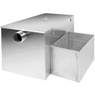 GUTSTARK Trampa Grasa Acero Inoxidable 304 Industrial 36 kg 80 L Cocina