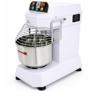 GUTSTARK Amasadora Revolvedora Industrial 20 Litros 8 kg Acero Blanca