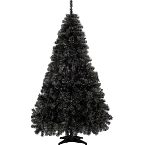 JARDIMEX Arbol Navidad Negro 1.60 Metros 650 Ramas Base Desmontable