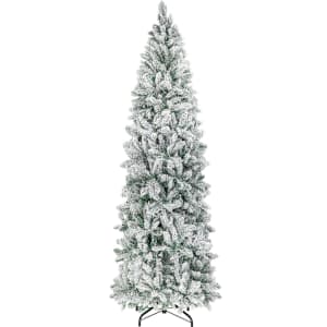 JARDIMEX Arbol Navidad Nevado 220cm Tipo Lapiz 800 Puntas Esquina