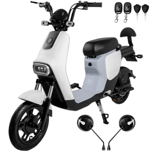BIZMO Bicimoto Electrica City 350W 48V 3 Velocidades Full LED Blanca