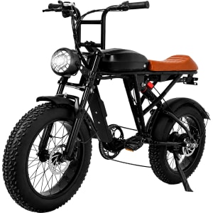 CENTURFIT Bicicleta Electrica Montana 1400W 48V Fat Tire R20 7 Vel 200 kg