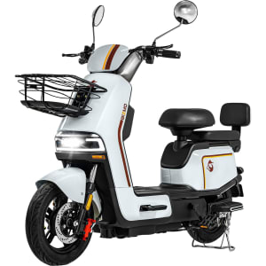 BIZMO Bicicleta Electrica Globe 3 Velocidades 50 km/h Frenos Disco Gris