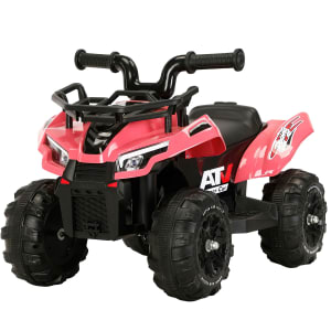 Little Monkey Cuatrimoto Electrica Infantil 6V Luces Musica Rosa