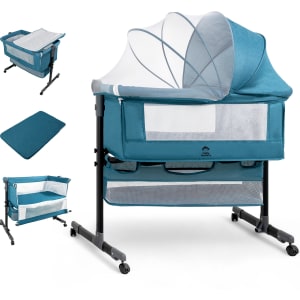 Cuna Cama Colecho Cambiador Bebe Mosquitero Ruedas 3 En 1