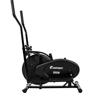 Eliptica Magnetica Mecanica 16 Niveles 200 Kg Monitor Lcd Negro