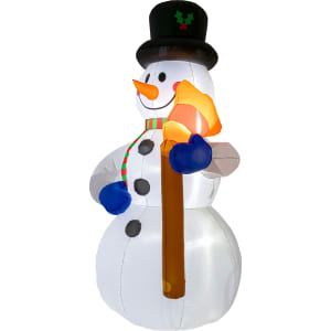 HOUZER Inflable Navidad Muneco Nieve Gigante 270cm Exterior Luces LED