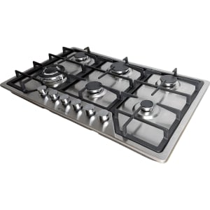 GUTSTARK Parrilla Gas 6 Quemadores Empotrable Acero Inoxidable Multigas