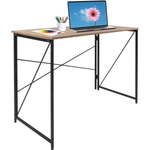 Escritorio Plegable Industrial Mesa Auxiliar Minimalista