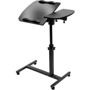 Mesa Para Laptop Portatil Ruedas Altura Ajustable 67x40x94 Negro
