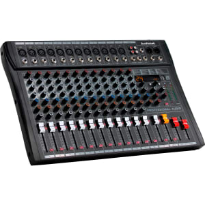 AUDIOTEK Mezcladora 12 Canales Bluetooth USB Consola Audio DJ Estudio MP3