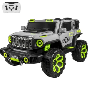 Little Monkey Camioneta Montable Electrica 4x4 12V Bluetooth LED Gris