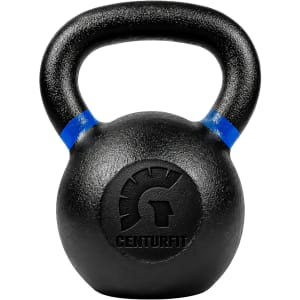 Pesa Rusa Kettlebell 44 Lb Hierro Fundido Crossfit Cast Iron Negro