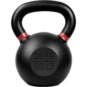 Pesa Rusa Kettlebell 66 Lb Hierro Fundido Cast Iron Crossfit Rojo