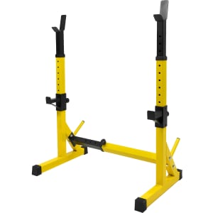 CENTURFIT Rack Squat Press Banca 250kg 8 Niveles Acero Amarillo Negro
