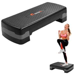 Step Banco Aerobics Fitness Crosfit 9.5 A 15 Cm Ajustable