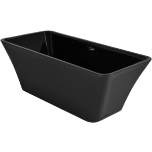 HOUZER Tina Bano Rectangular Fibra Vidrio 280 Litros 2 Personas Negra
