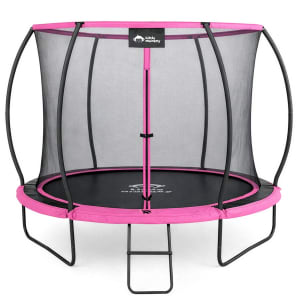 LITTLE MONKEY Trampolin Pumpkin 10ft Escalera Red Seguridad Cobertor Rosa